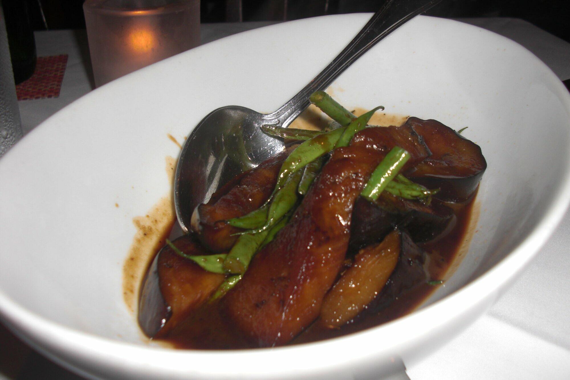 Pacific time restaurant Chinese eggplant